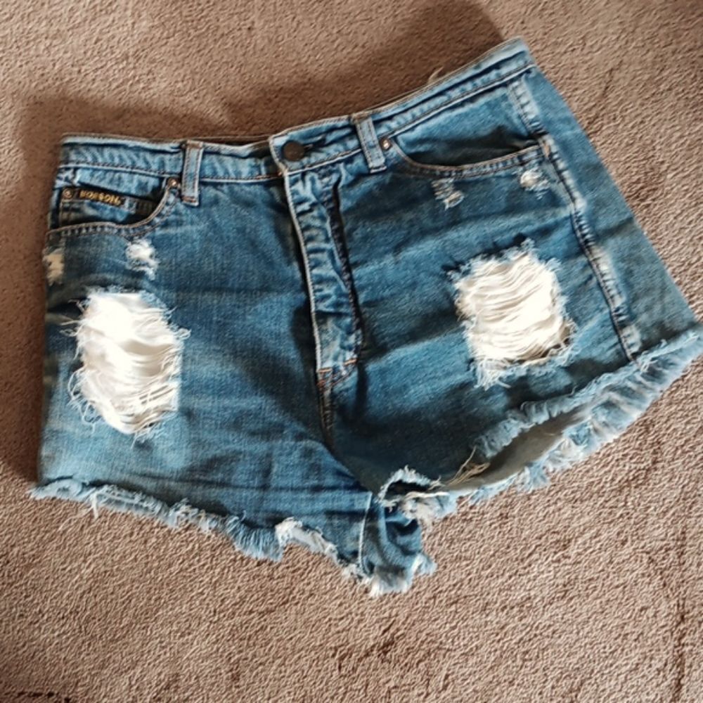 Bobson Distressed Short Shorts